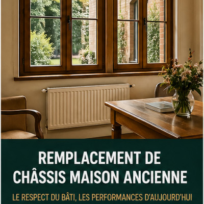 Remplacement châssis maison ancienne